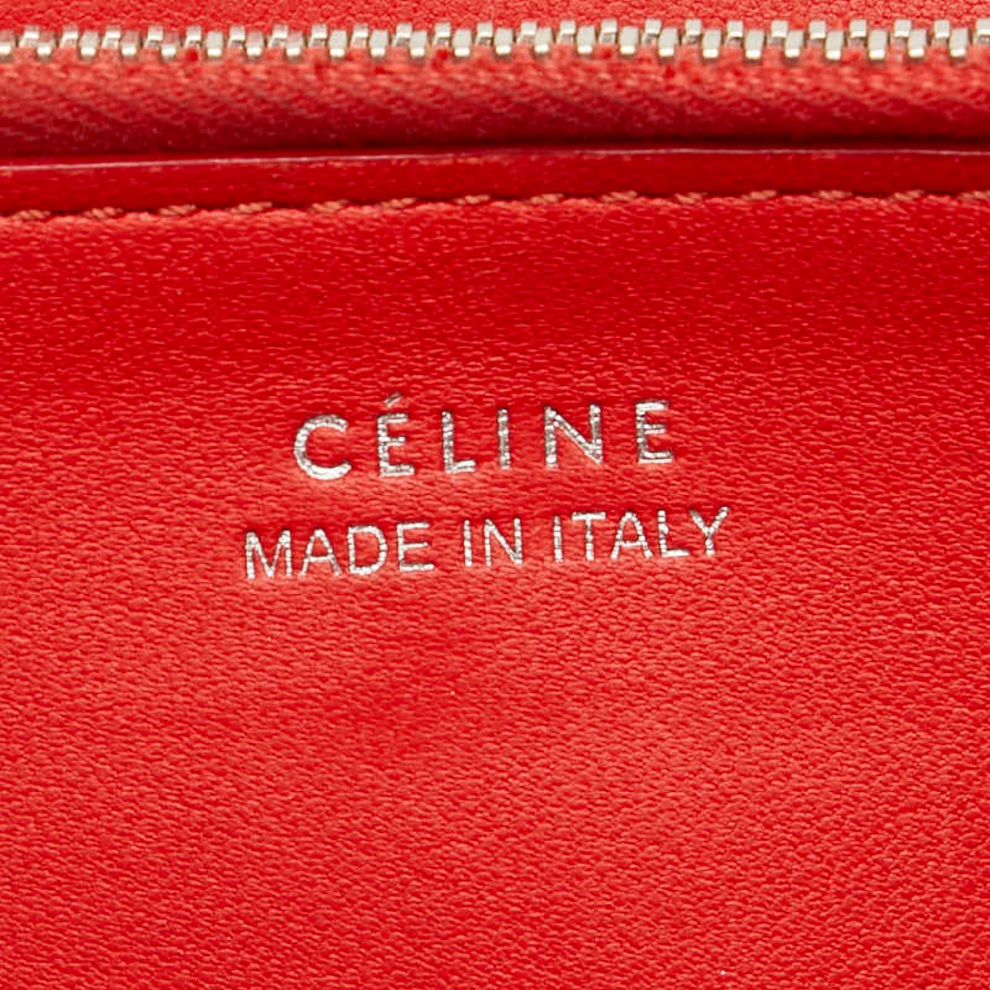Celine Beige Leather Coin Purse/Coin Case