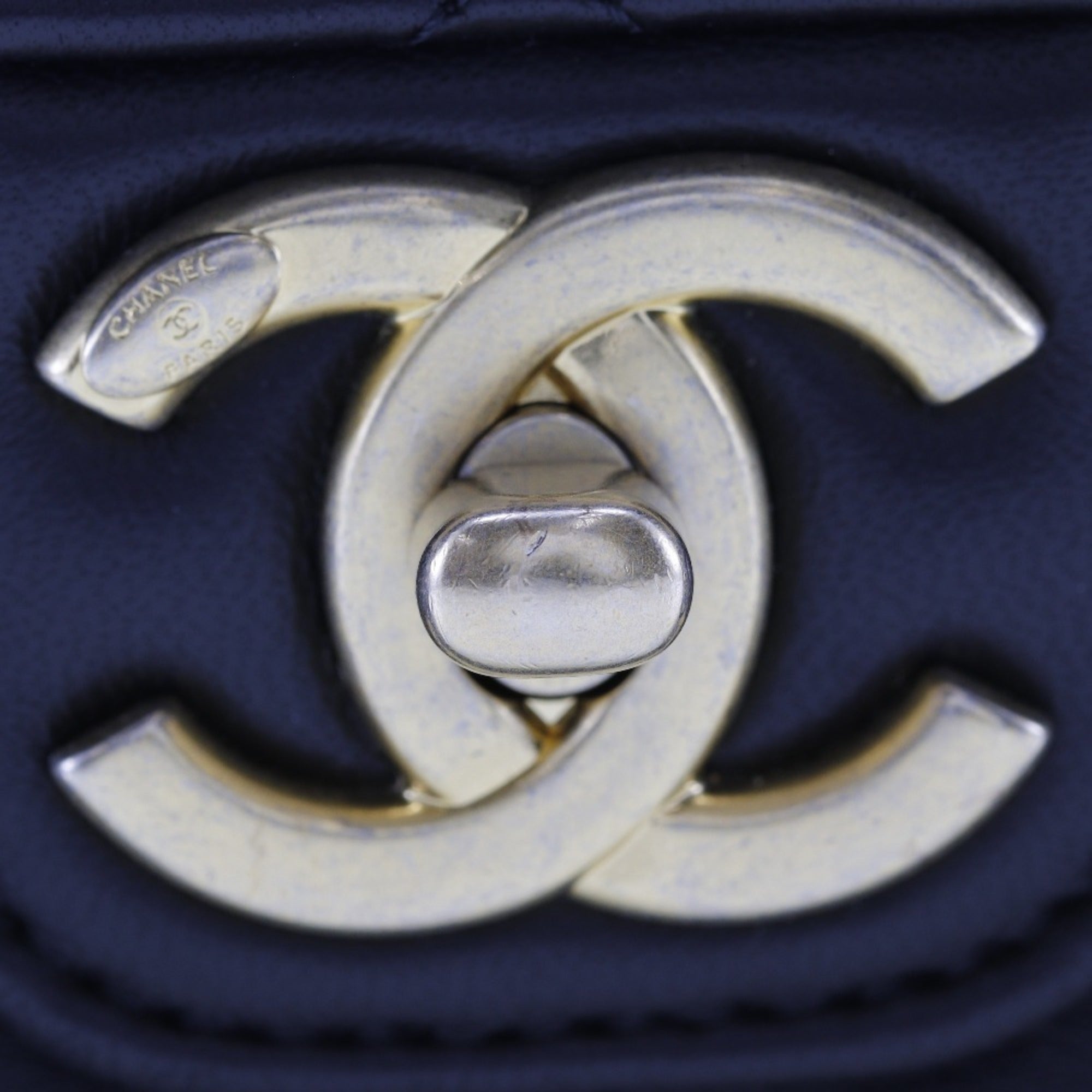Chanel Black Leather Shoulder Bag