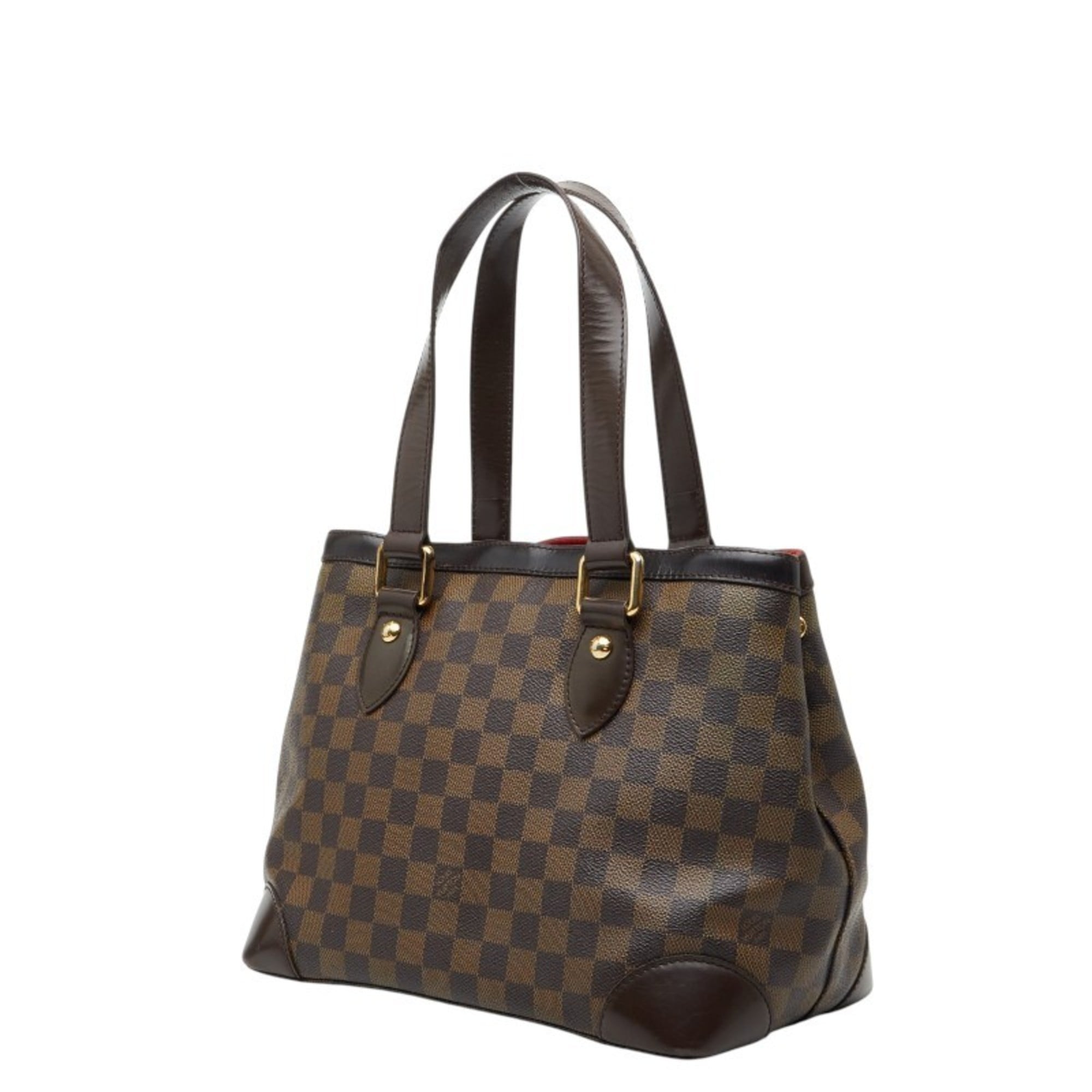 Louis Vuitton Brown Ebene Pvc Leather Handbag Tote Bag