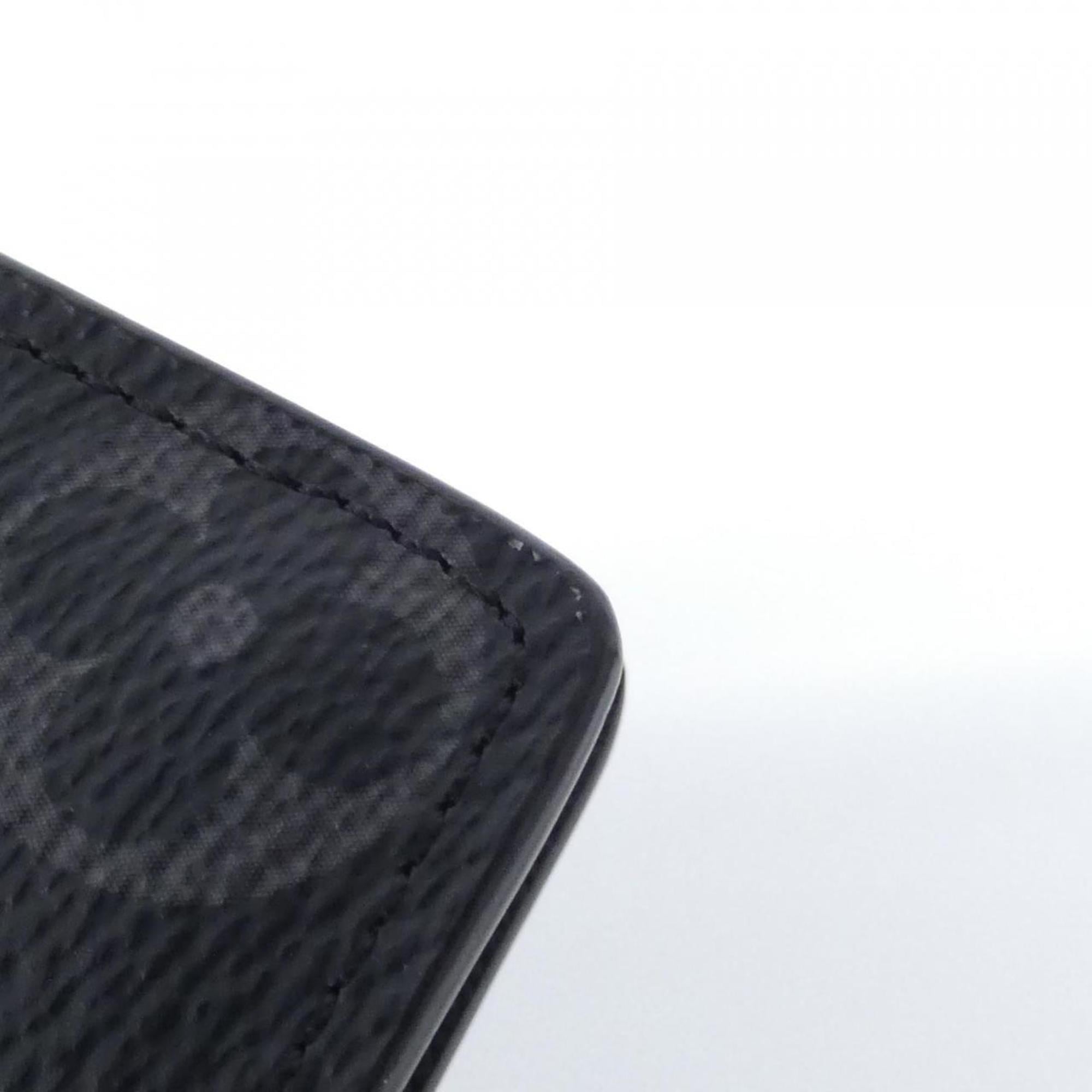Louis Vuitton Black Coated Canvas Long Wallet