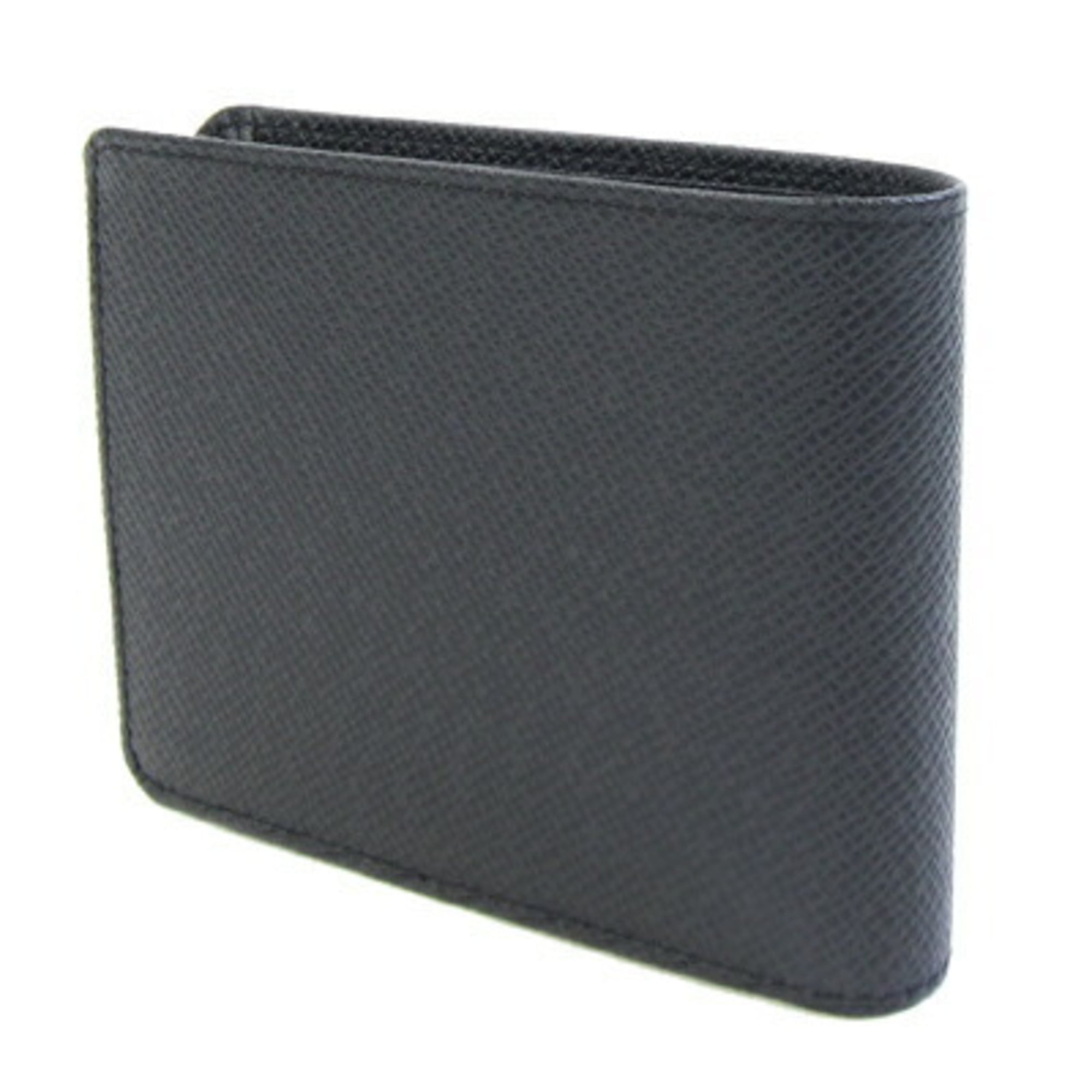 Louis Vuitton Noir Taiga Leather Leather Bill Wallet