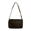 Louis Vuitton Brown Leather Handbag Pouch