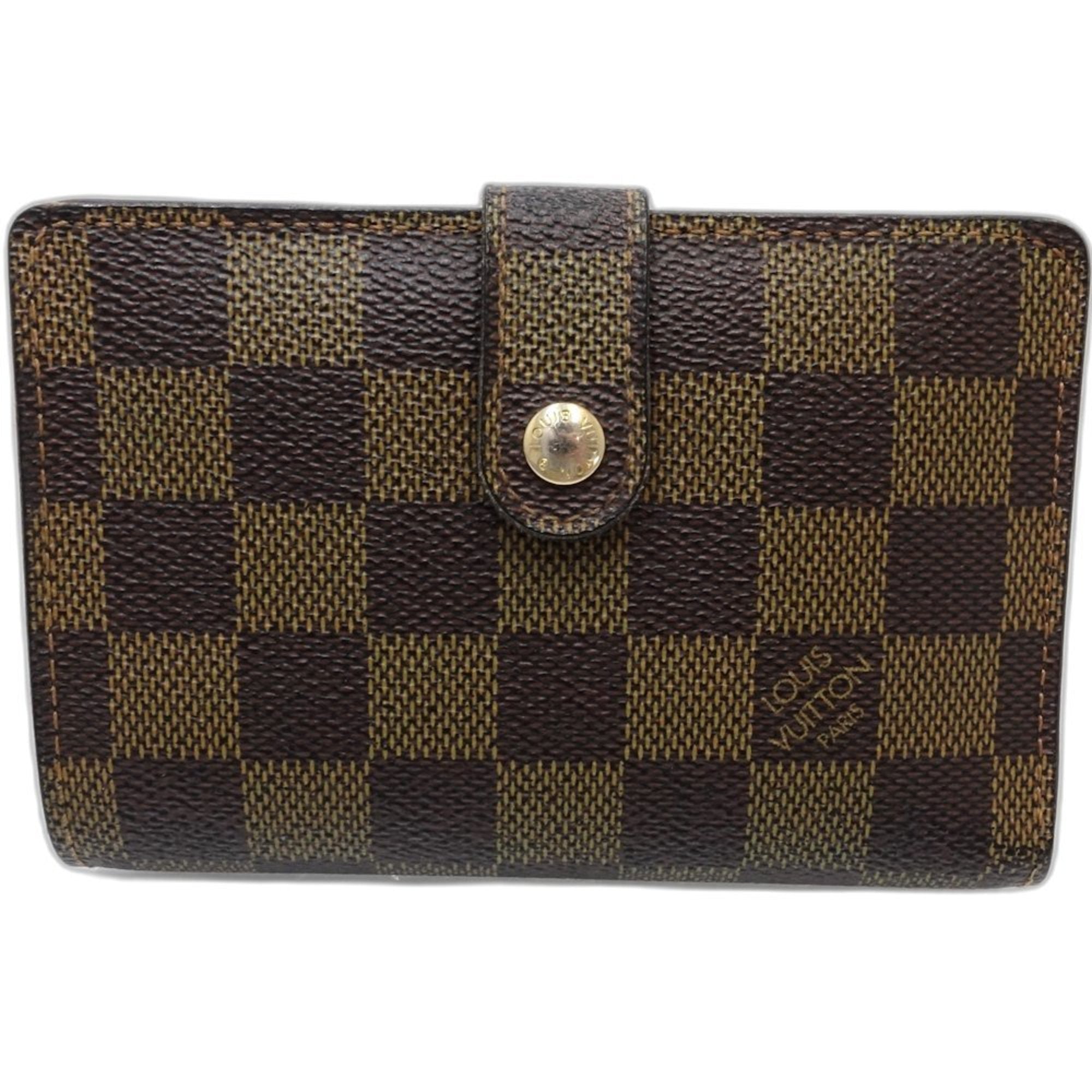 Louis Vuitton Damier Damier Canvas Ebene Damier Canvas Wallet