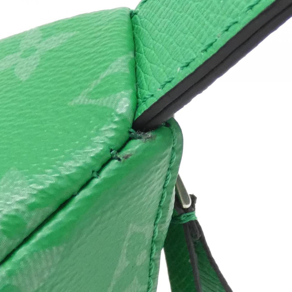 Louis Vuitton Vert Coated Canvas Leather Shoulder Bag