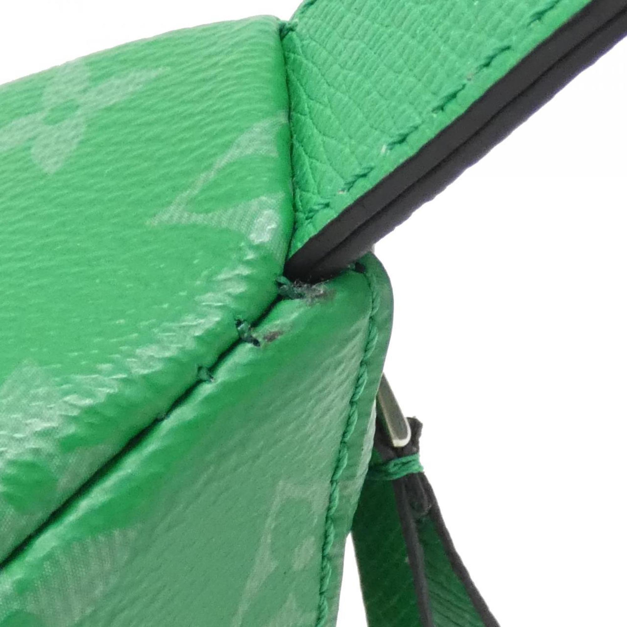 Louis Vuitton Vert Coated Canvas Leather Shoulder Bag