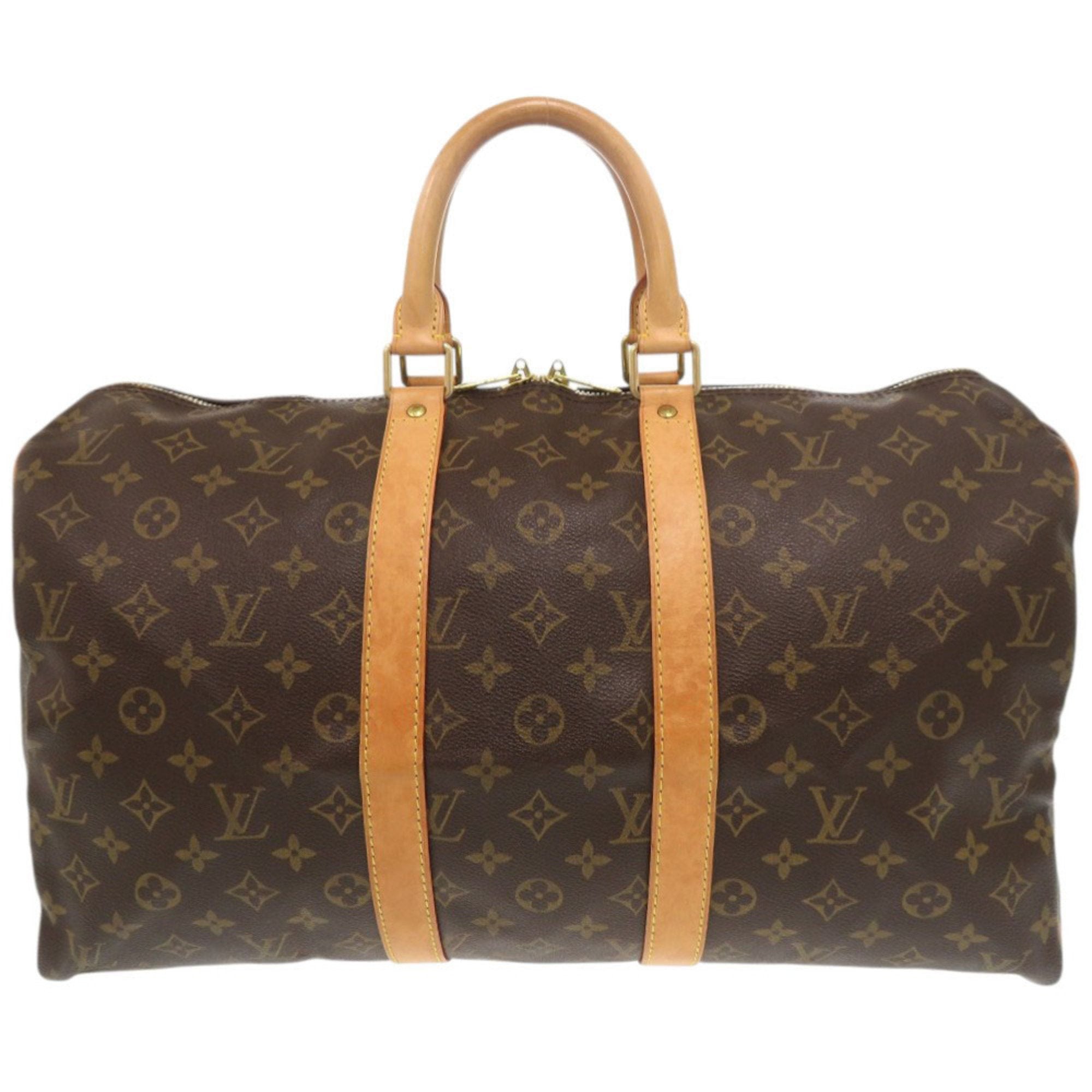 Louis Vuitton Brown Monogram Canvas Boston Bag