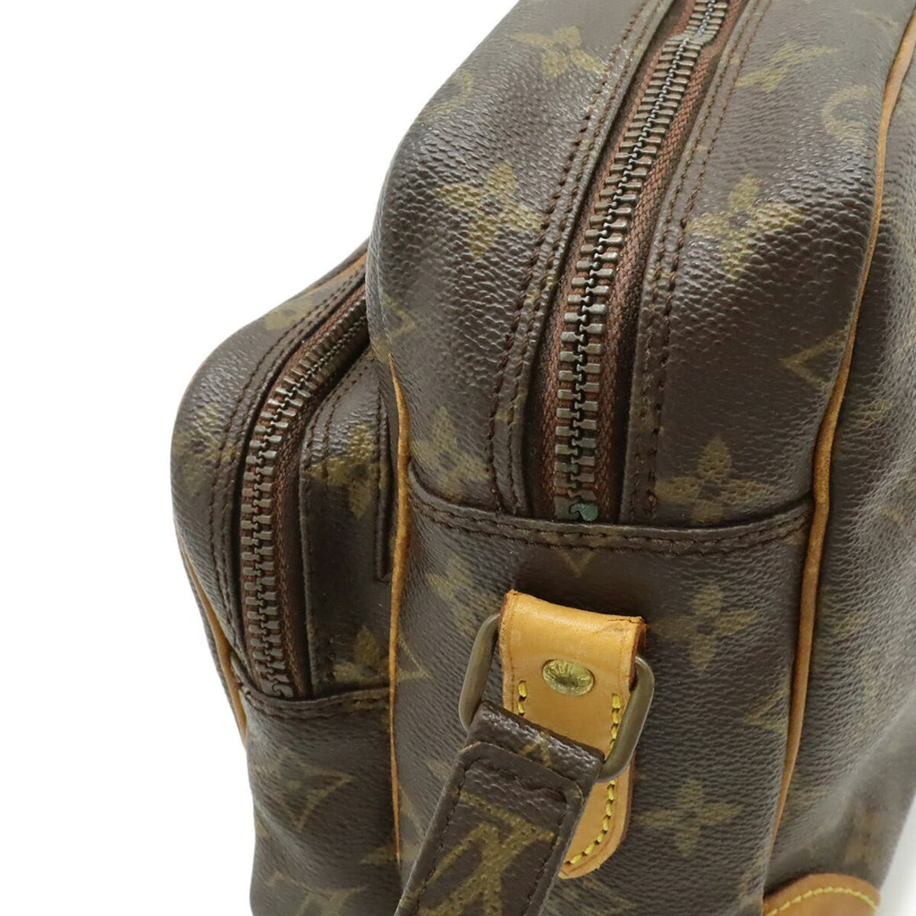 Louis Vuitton Black Brown Monogram Monogram Shoulder Bag