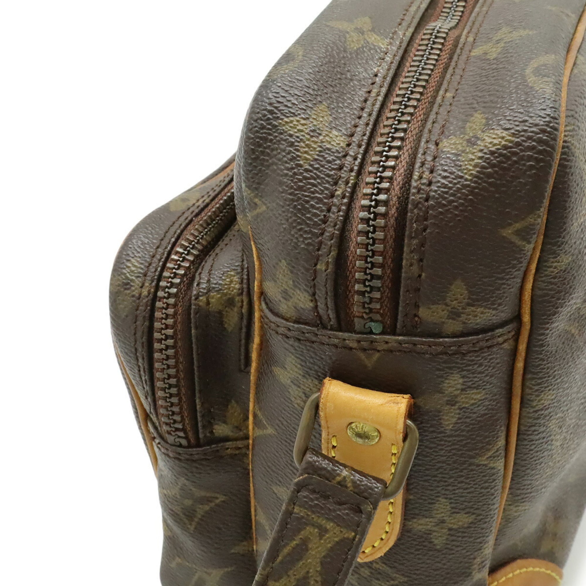 Louis Vuitton Black Brown Monogram Monogram Shoulder Bag