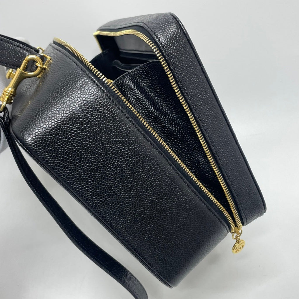 Chanel Black Leather Handbag