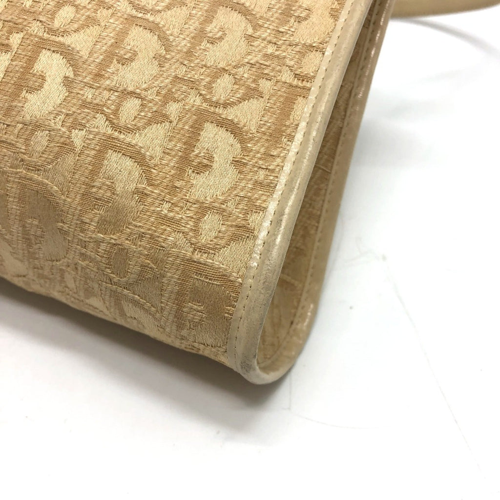 Christian Dior Beige Cloth Shoulder Bag (Pre-Owned)