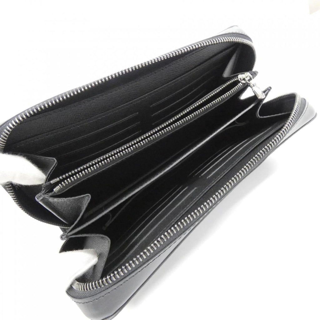 Louis Vuitton Black Coated Canvas Long Wallet