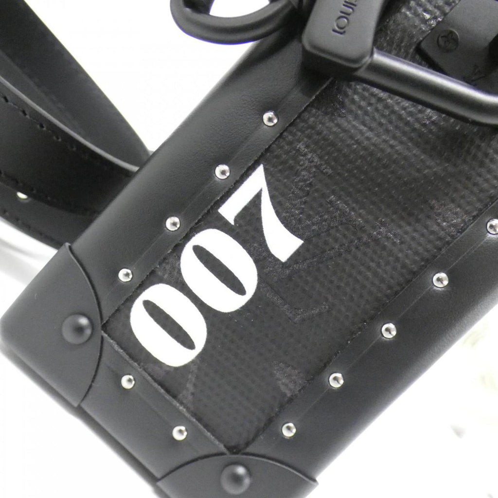 Louis Vuitton Black Coated Canvas Shoulder Bag