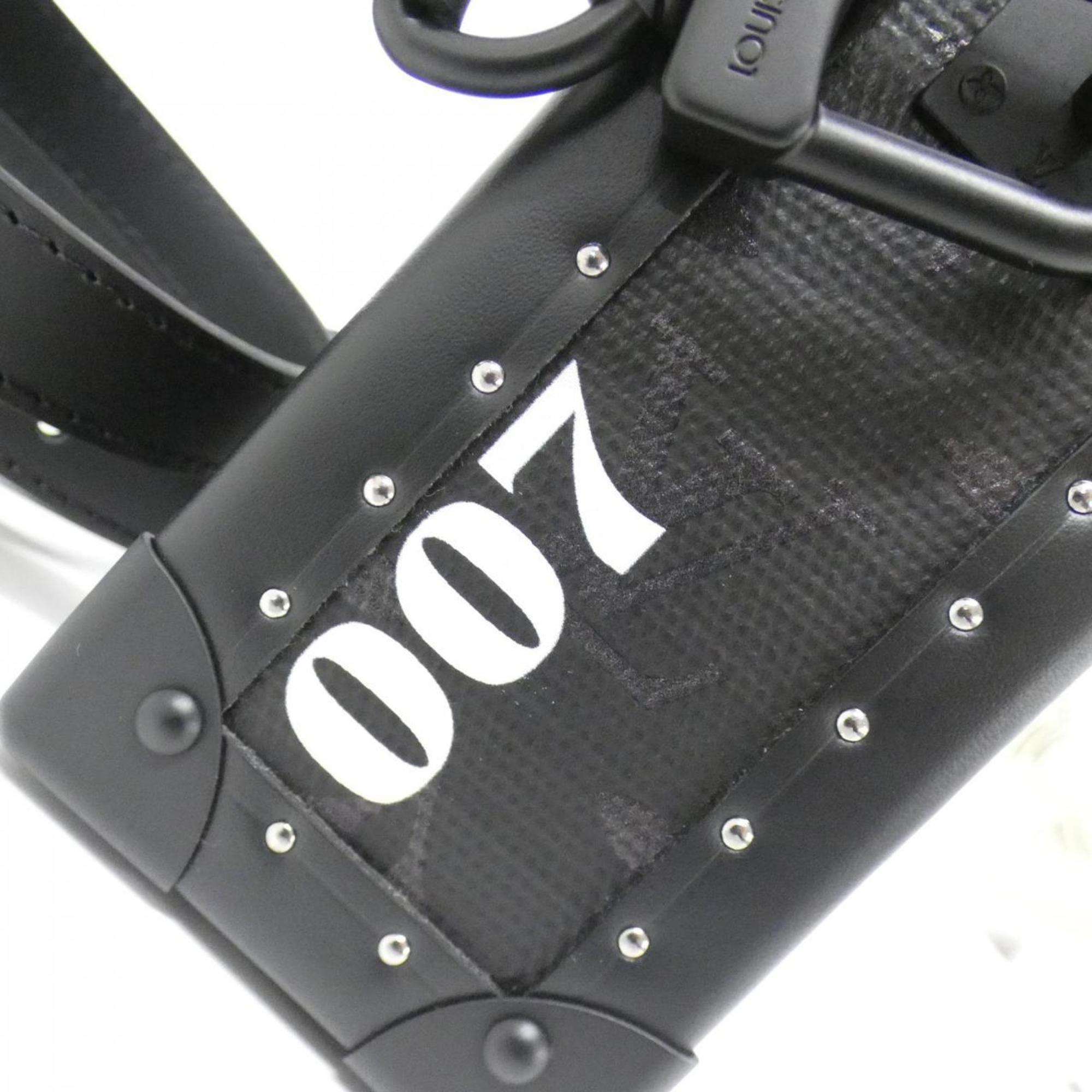 Louis Vuitton Black Coated Canvas Shoulder Bag