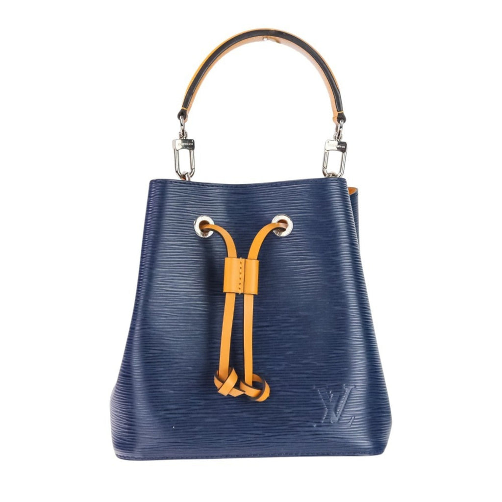 Louis Vuitton Indigo Navy Orange Saffron Handbag Shoulder Bag