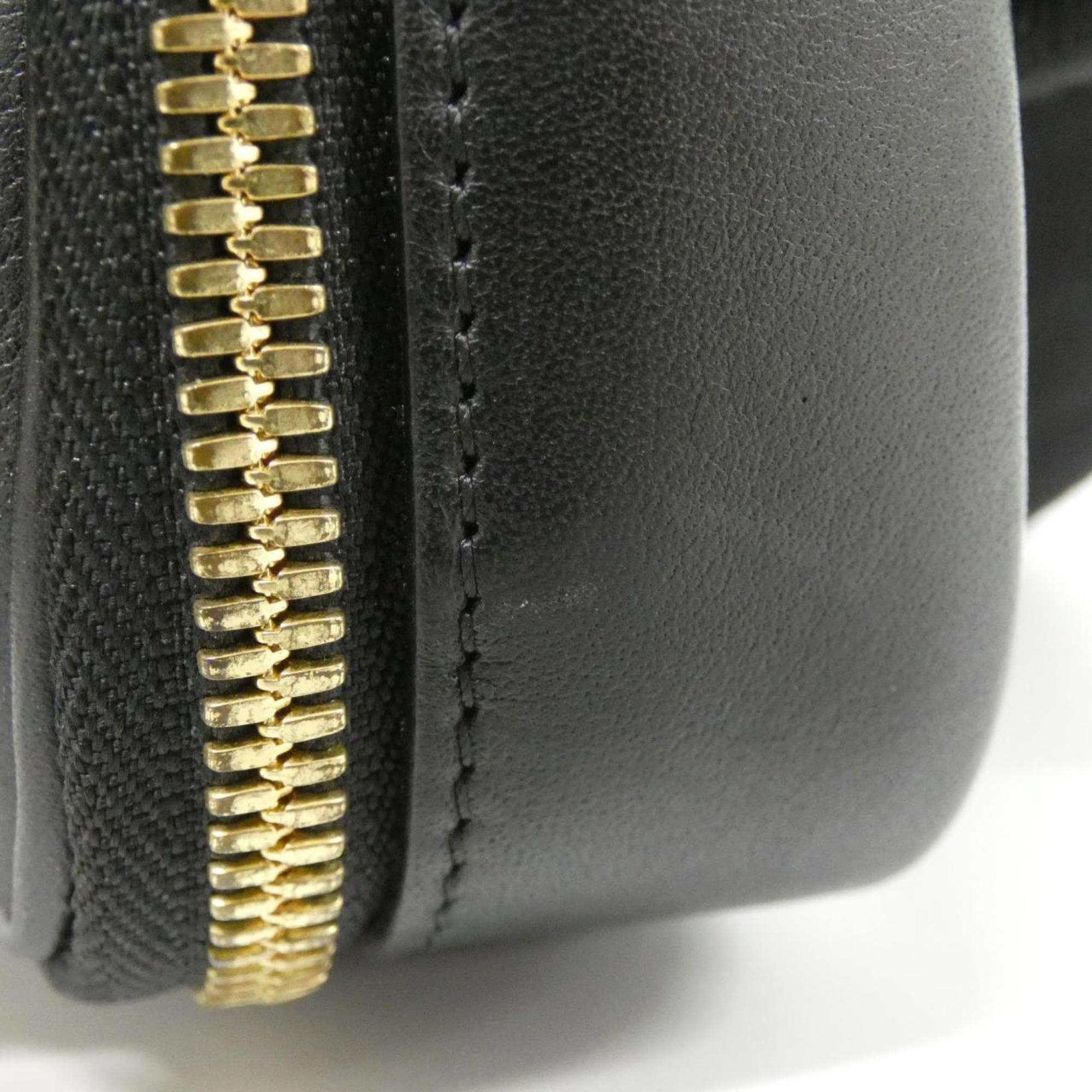 Louis Vuitton Black Leather Shoulder Bag