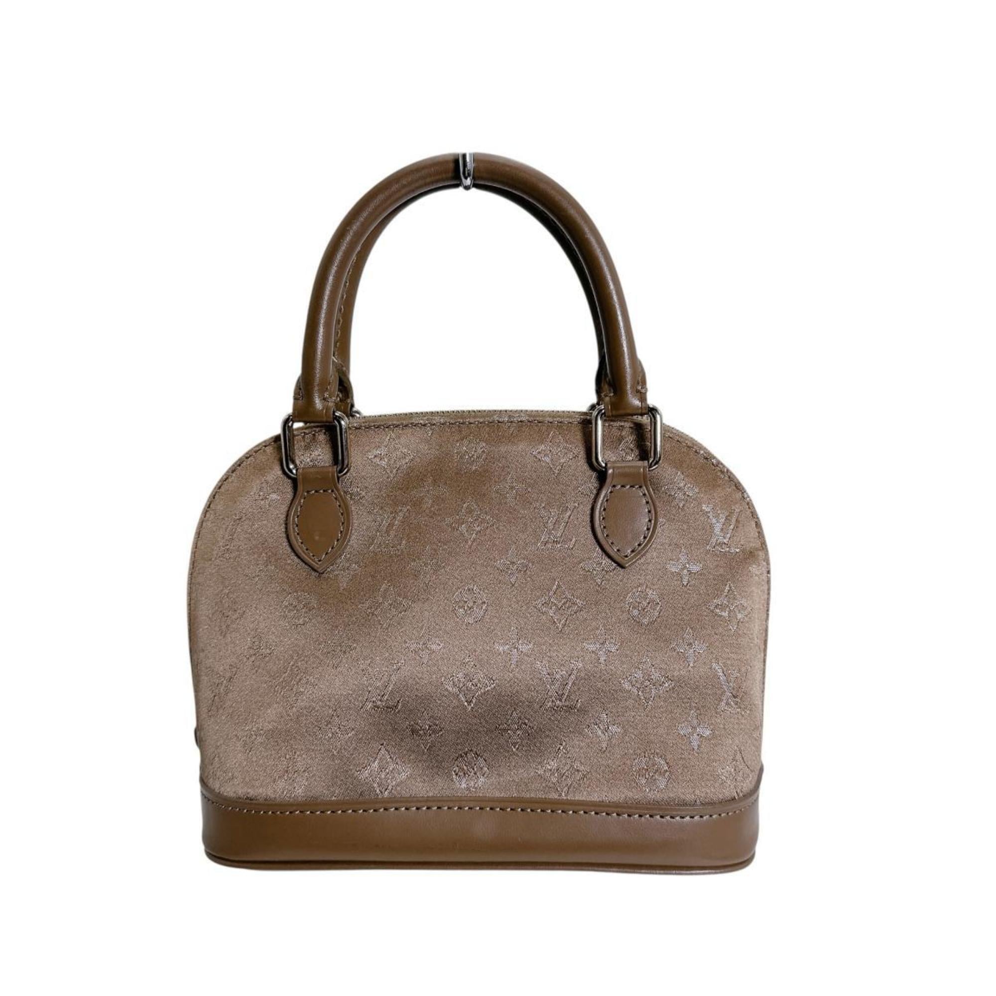 Louis Vuitton Beige Monogram Satin Pouch