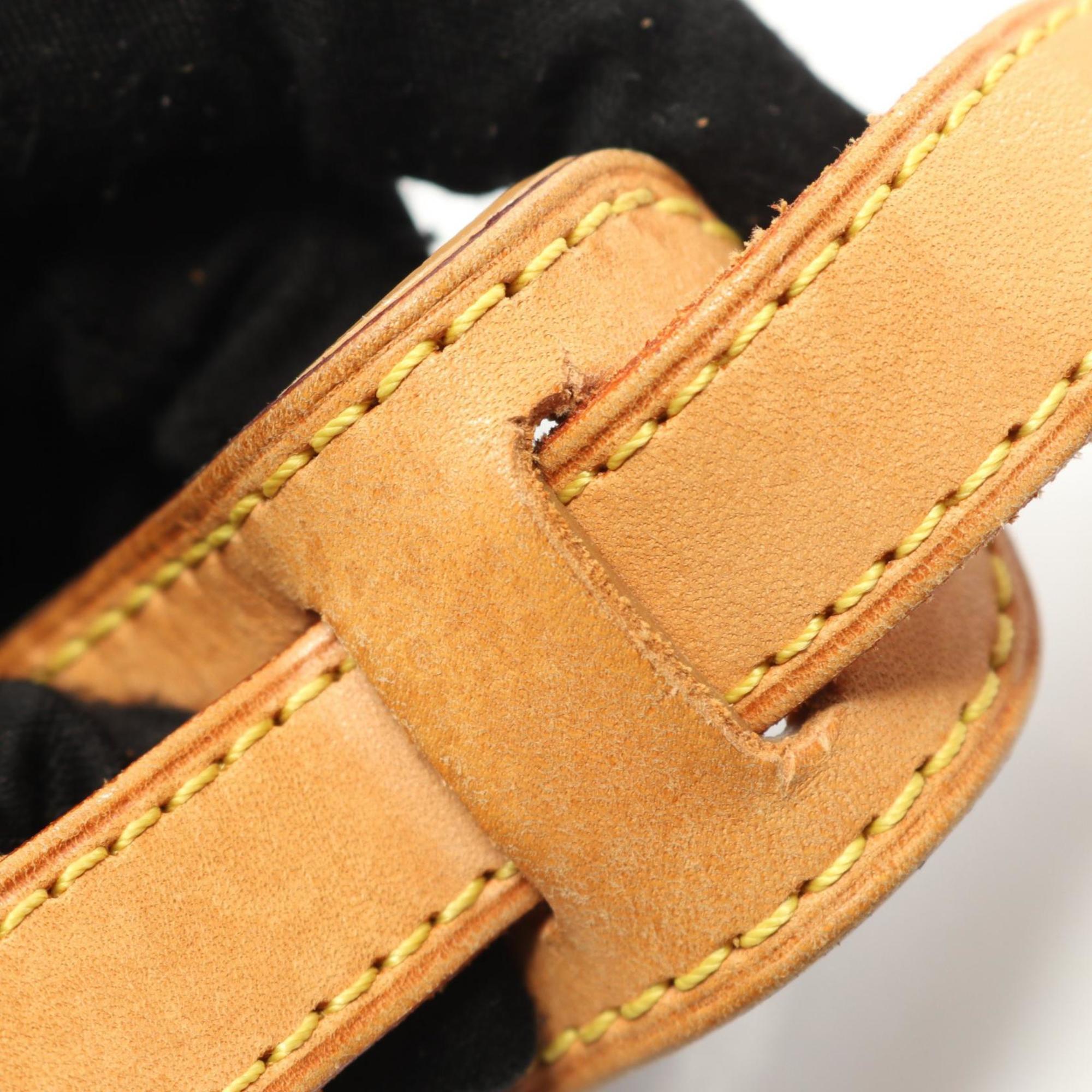 Louis Vuitton Brown Pvc Leather Shoulder Bag