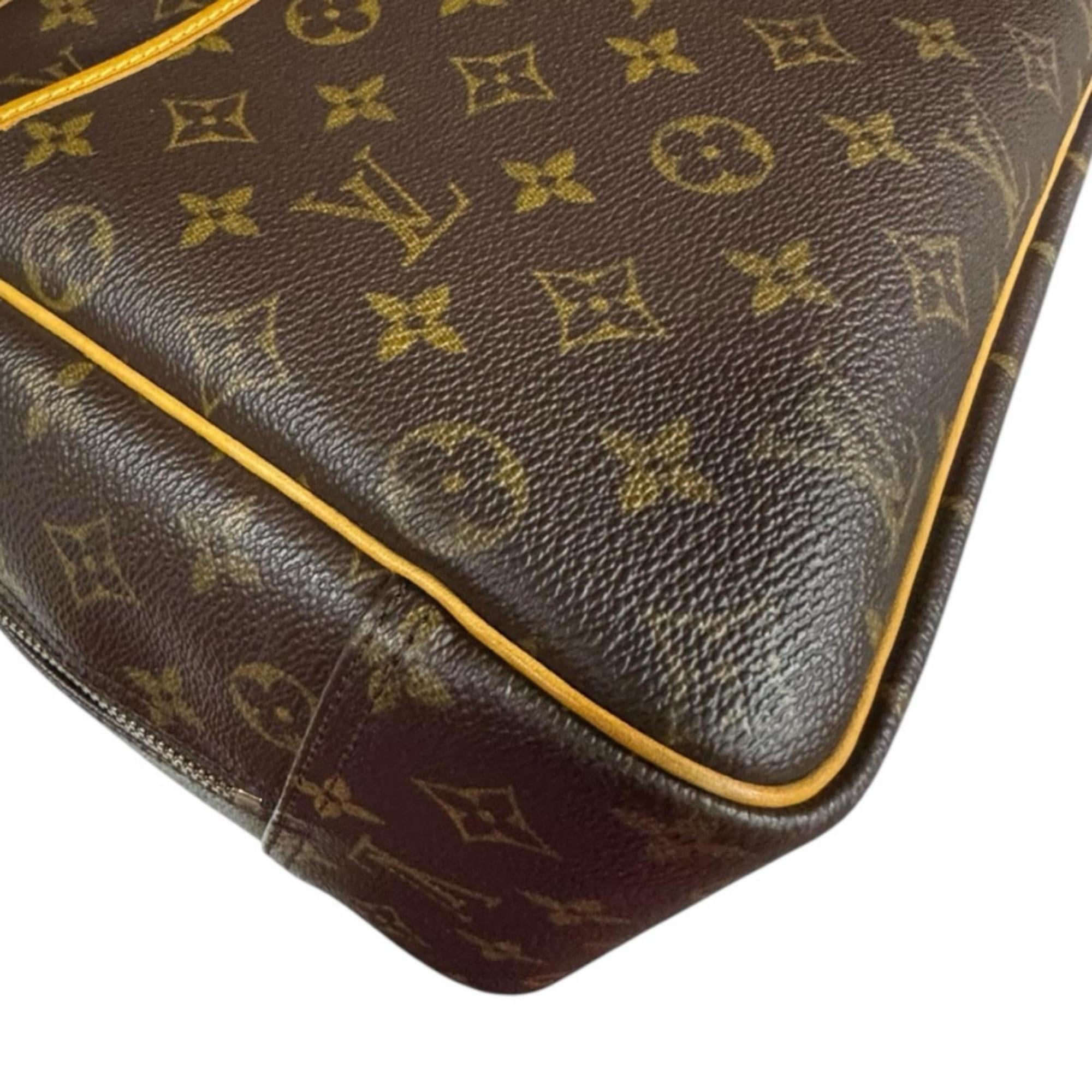 Louis Vuitton Brown Monogram Canvas Handbag