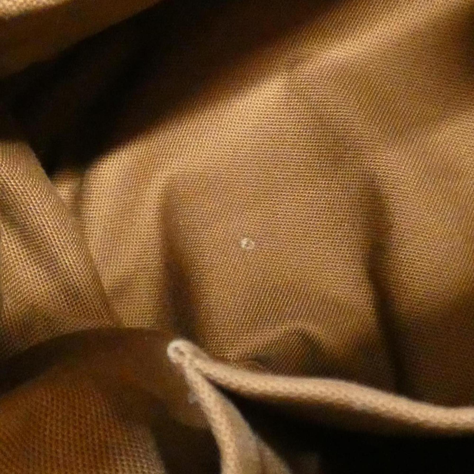 Louis Vuitton Brown Coated Canvas Handbag