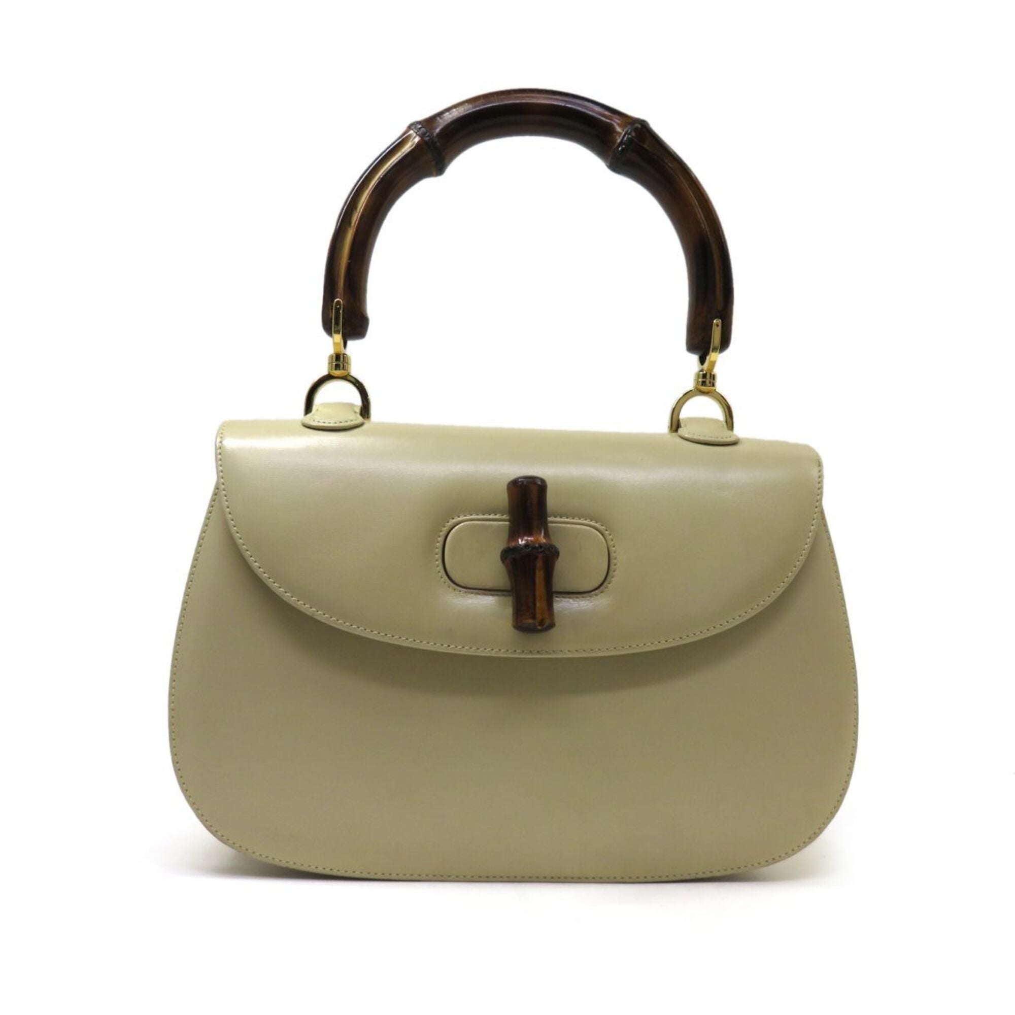 Gucci Beige Leather Handbag (Pre-Owned)