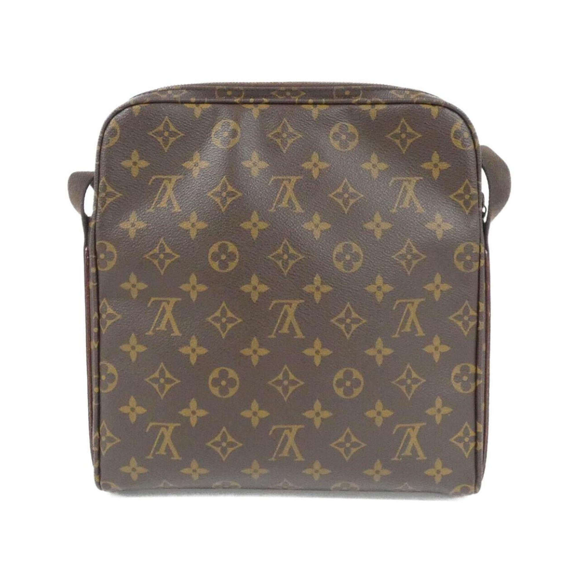 Louis Vuitton Brown Coated Canvas Shoulder Bag
