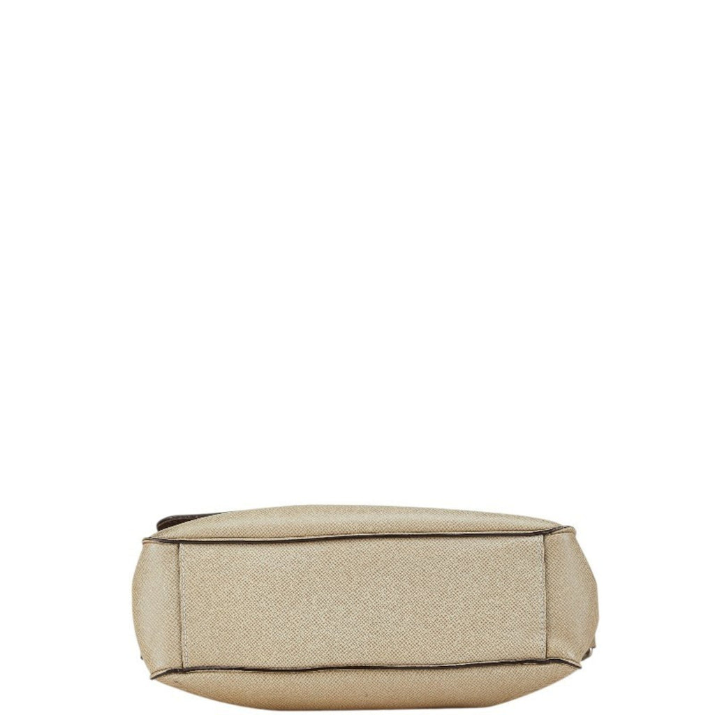 Louis Vuitton Taiga Beige Polaire Taiga Leather Shoulder Bag