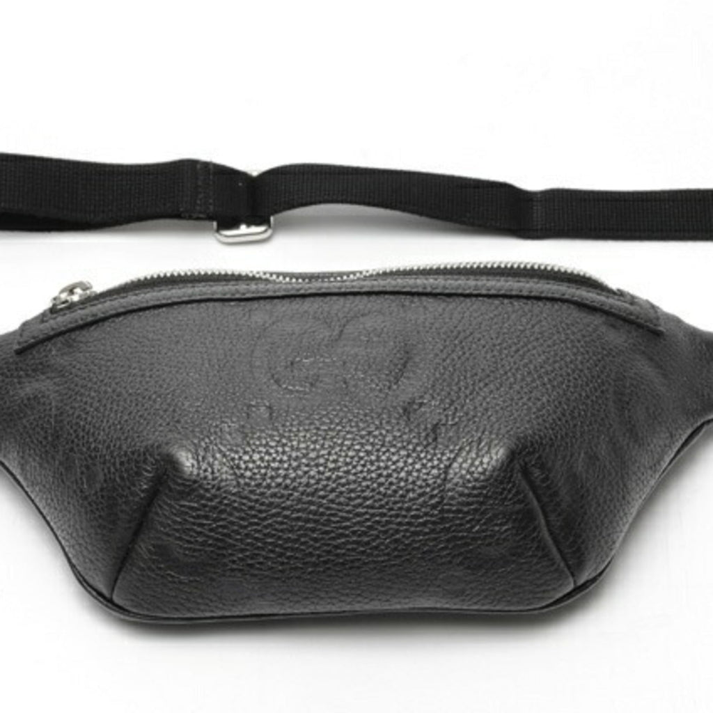 Gucci Black Leather Fanny Pack (Pre-Owned)