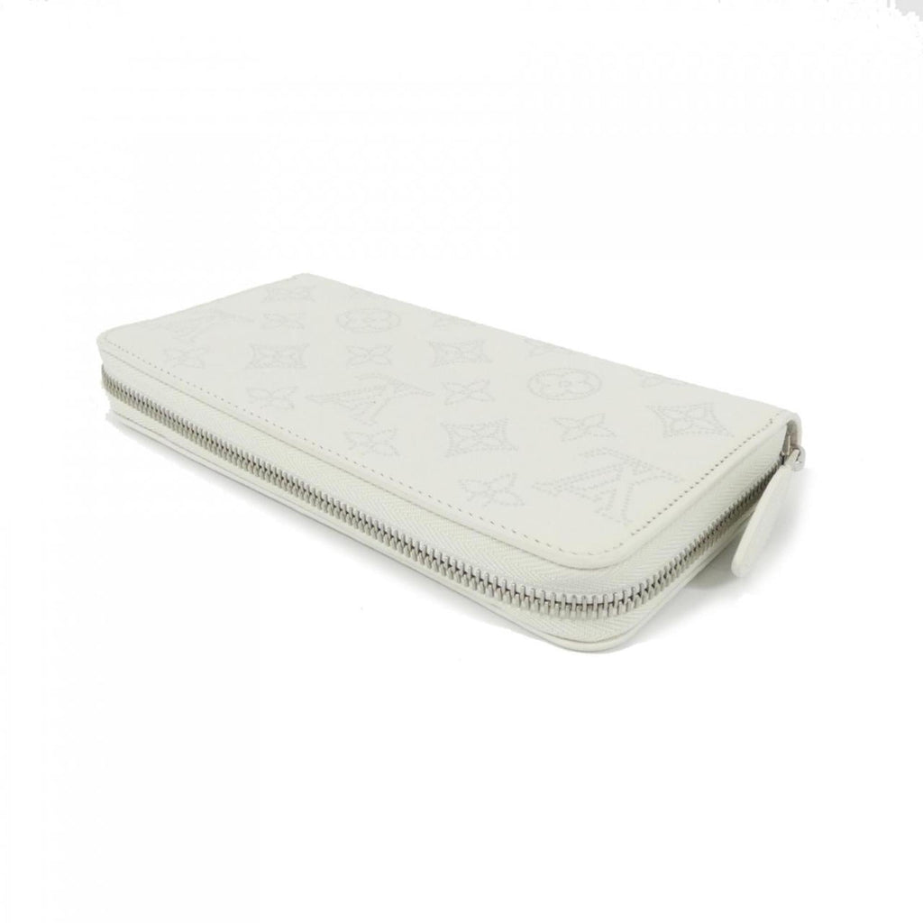 Louis Vuitton Mahina White Leather Long Wallet