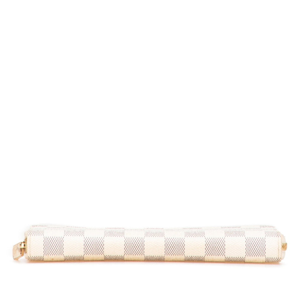 Louis Vuitton Damier Azur Azur Pvc Leather Long Wallet