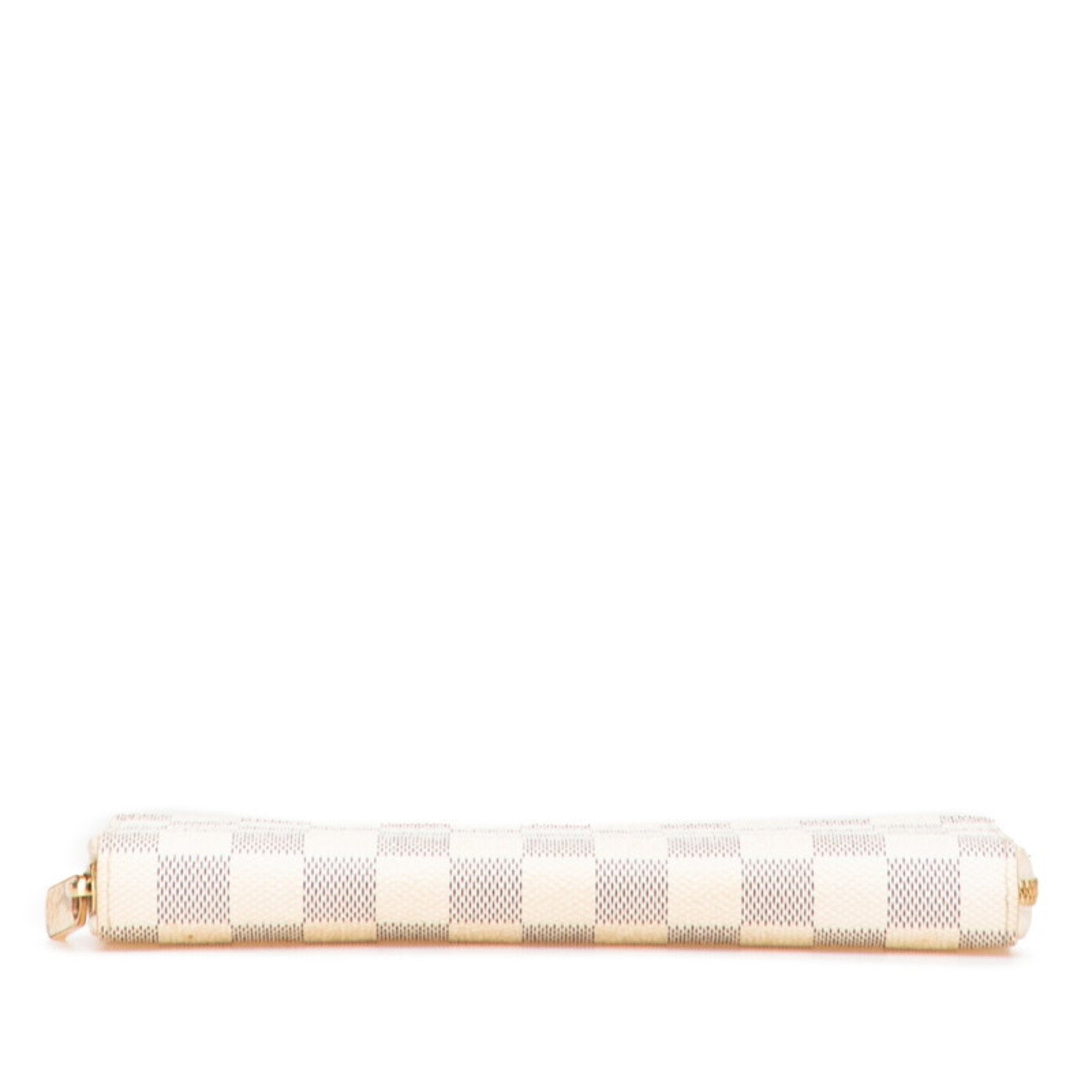 Louis Vuitton Damier Azur Azur Pvc Leather Long Wallet