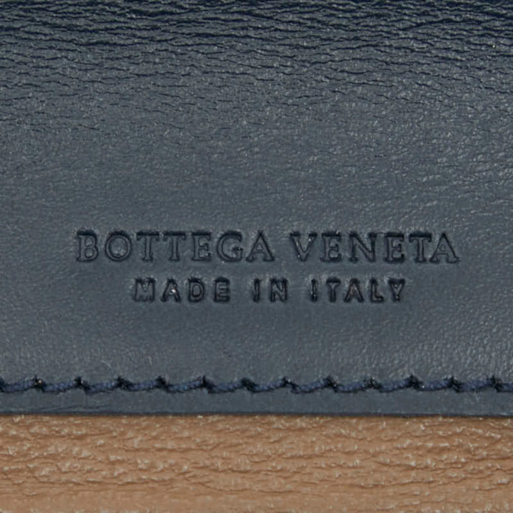 Bottega Veneta Navy Leather Wallet (Bi-Fold)