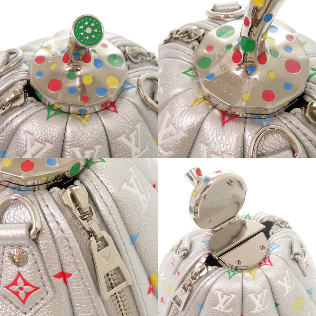 Louis Vuitton Multi-Color Silver Leather Handbag Shoulder Bag