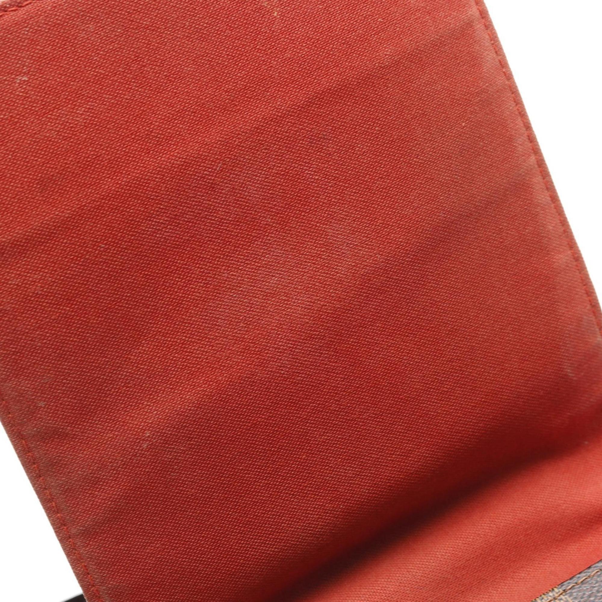 Louis Vuitton Brown Coated Canvas Shoulder Bag