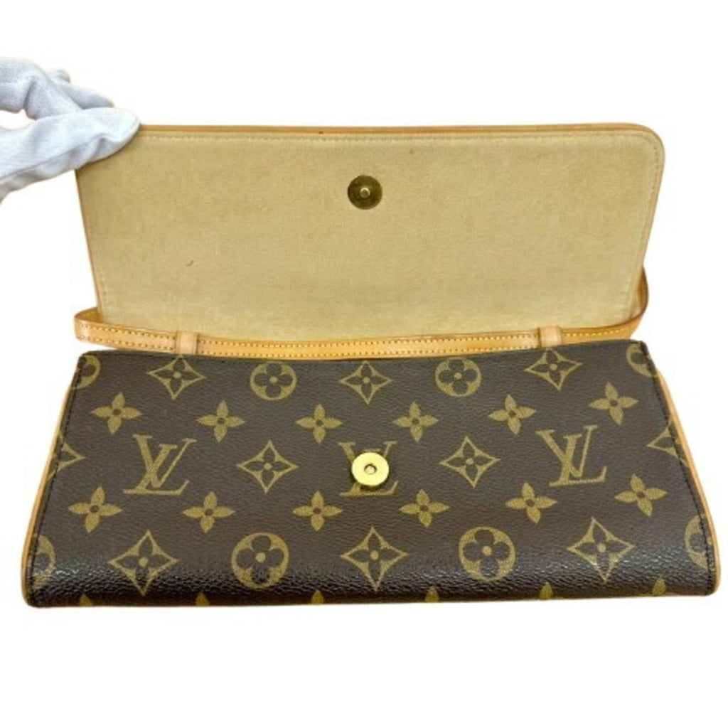 Louis Vuitton Monogram Brown Leather Shoulder Bag