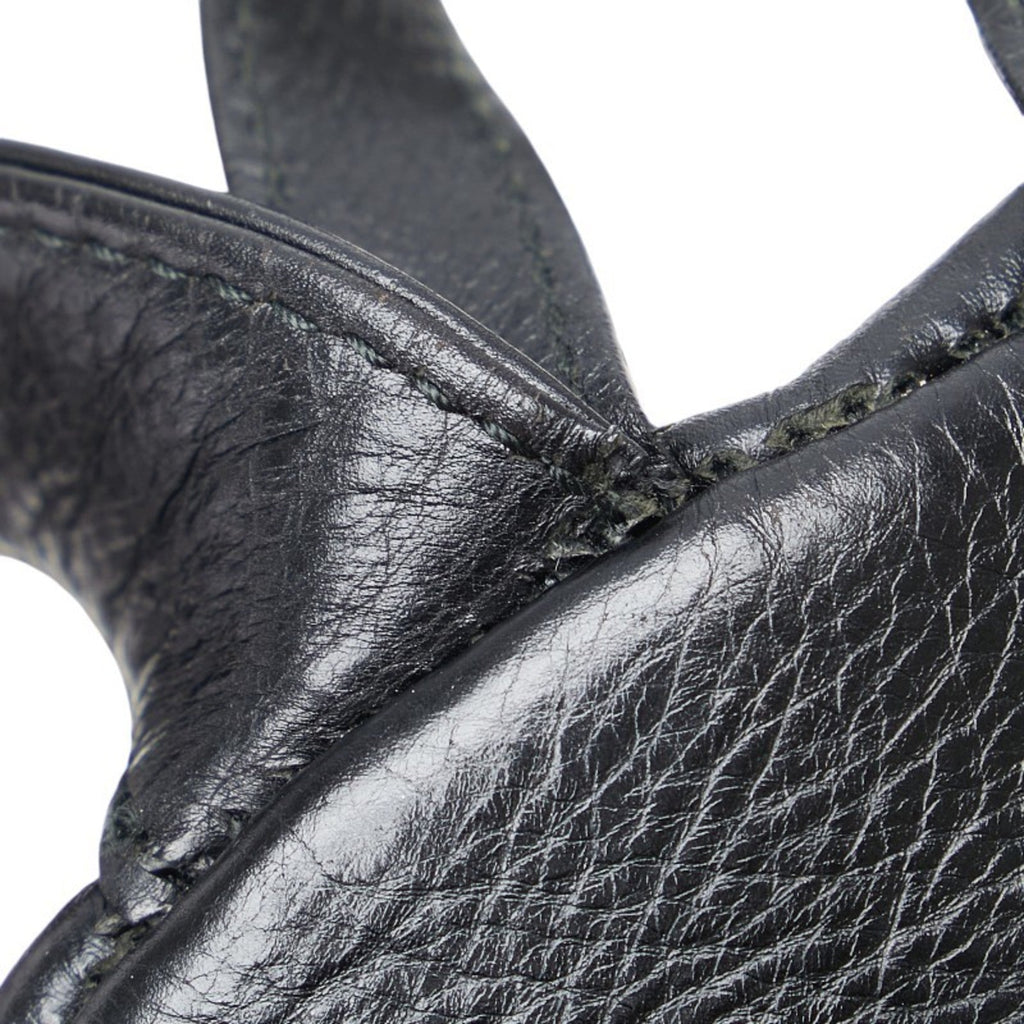Balenciaga Black Leather Backpack