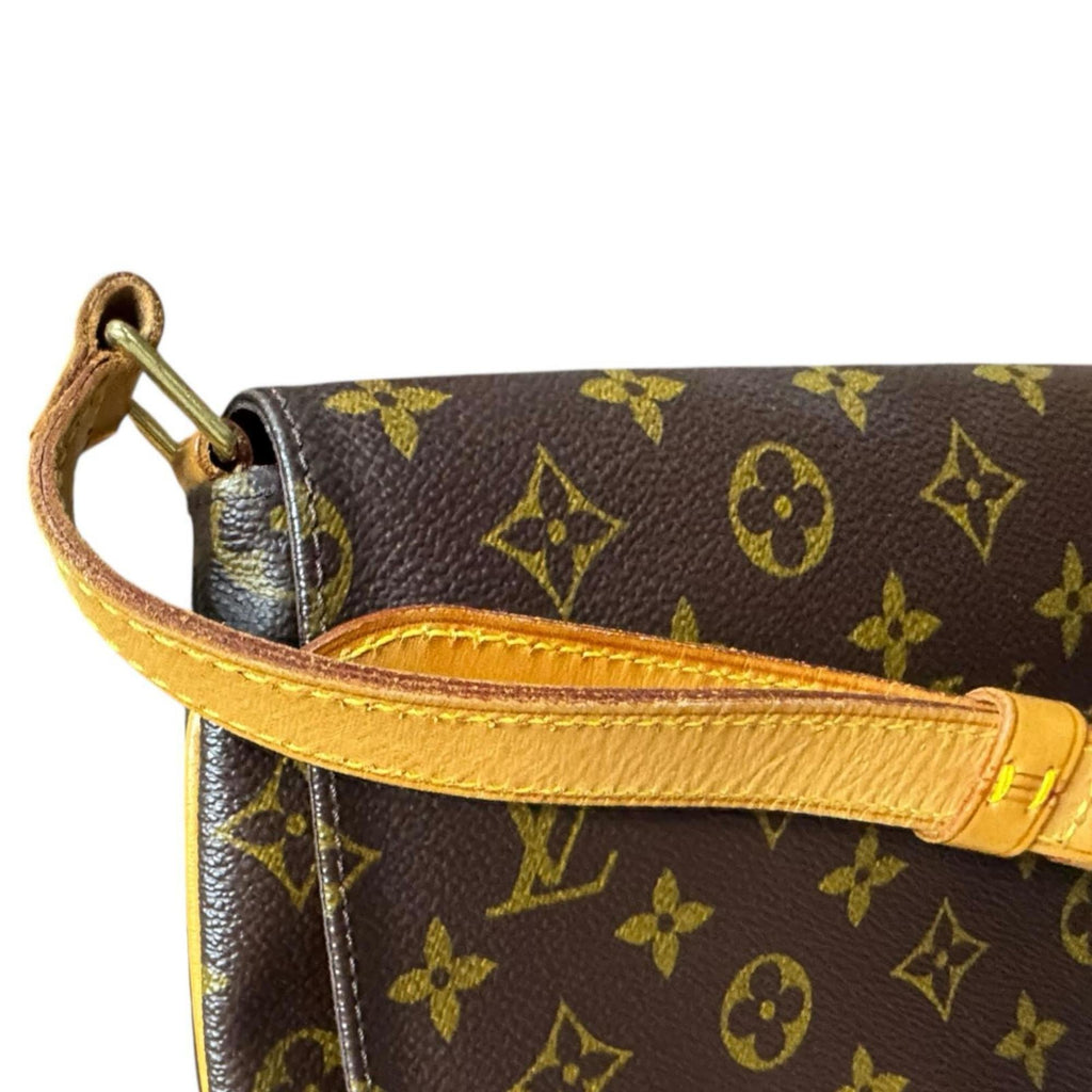 Louis Vuitton Brown Monogram Canvas Shoulder Bag