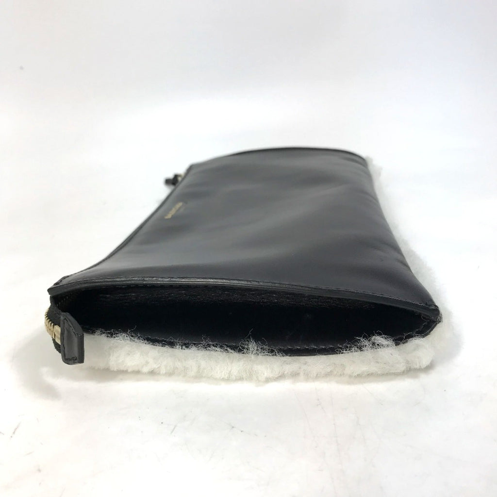 Balenciaga Black Leather Clutch