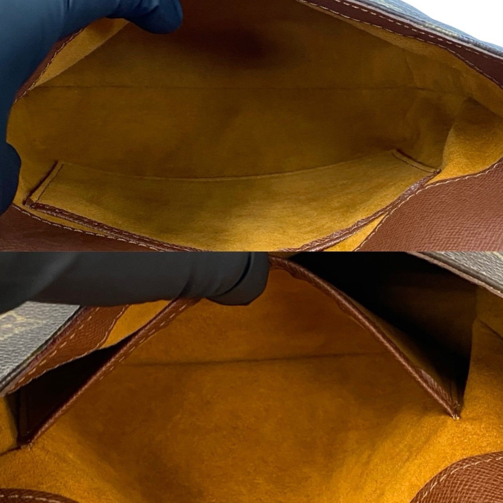 Louis Vuitton Brown Leather Pvc Pochette Shoulder Bag