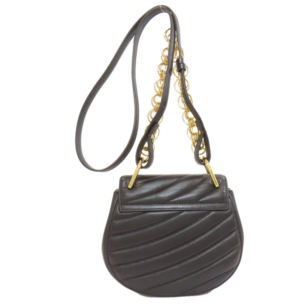 Chloé Black Leather Shoulder Bag (Pre-Owned)