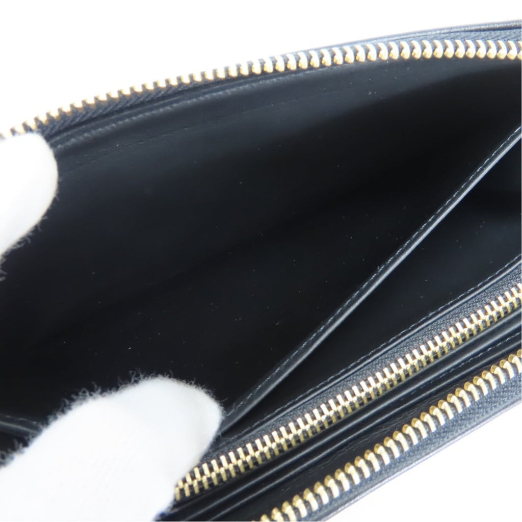 Louis Vuitton Black Noir Leather Coin Purse/Coin Case