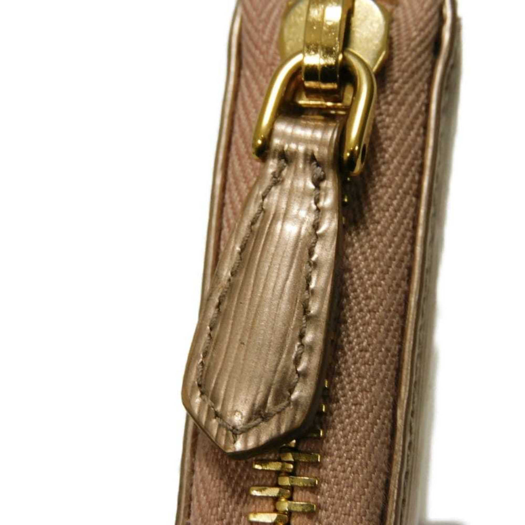 Prada Pink Leather Coin Purse/Coin Case