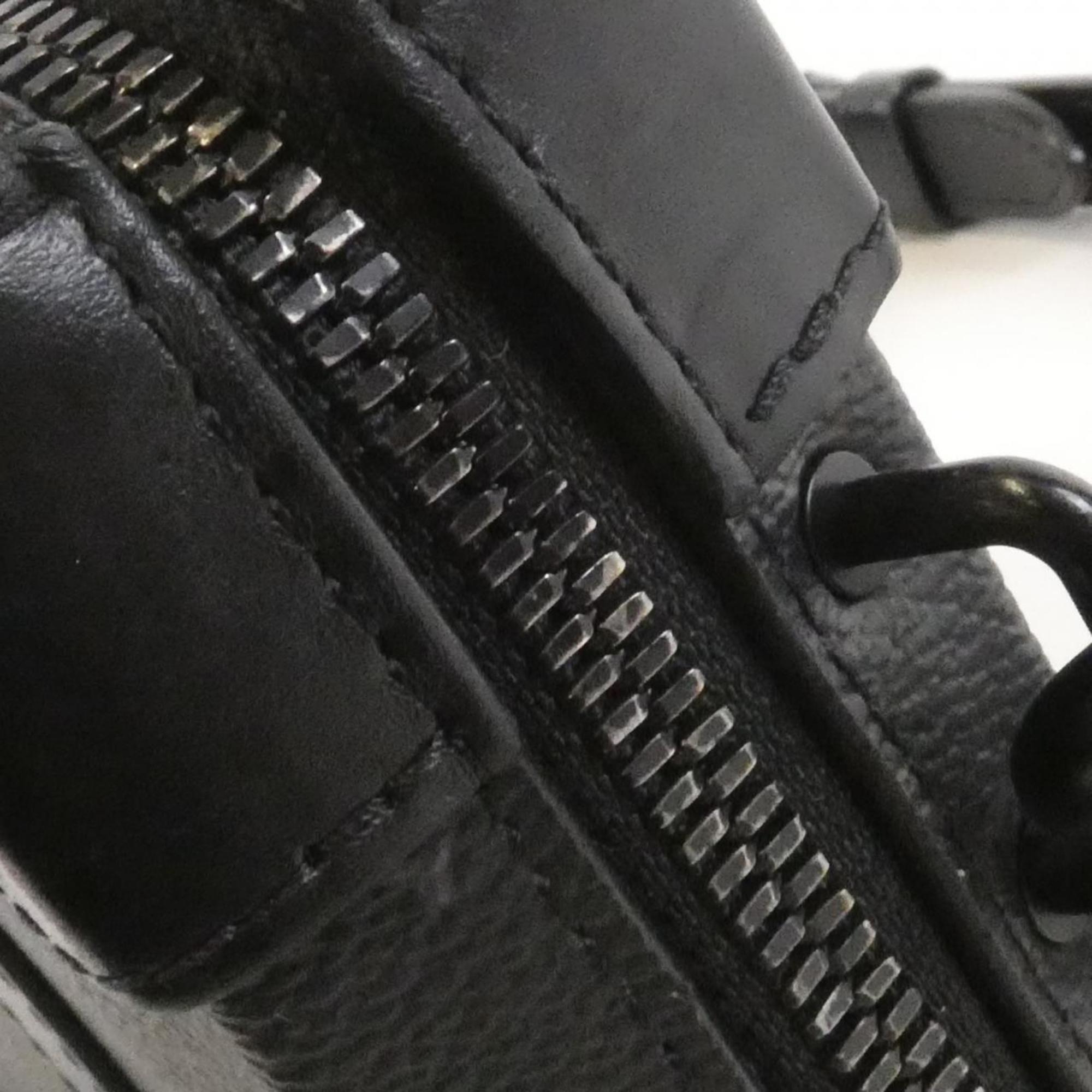 Louis Vuitton Black Coated Canvas Shoulder Bag