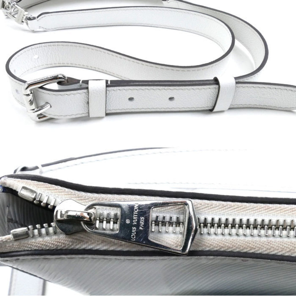 Louis Vuitton White Epi Leather Shoulder Bag