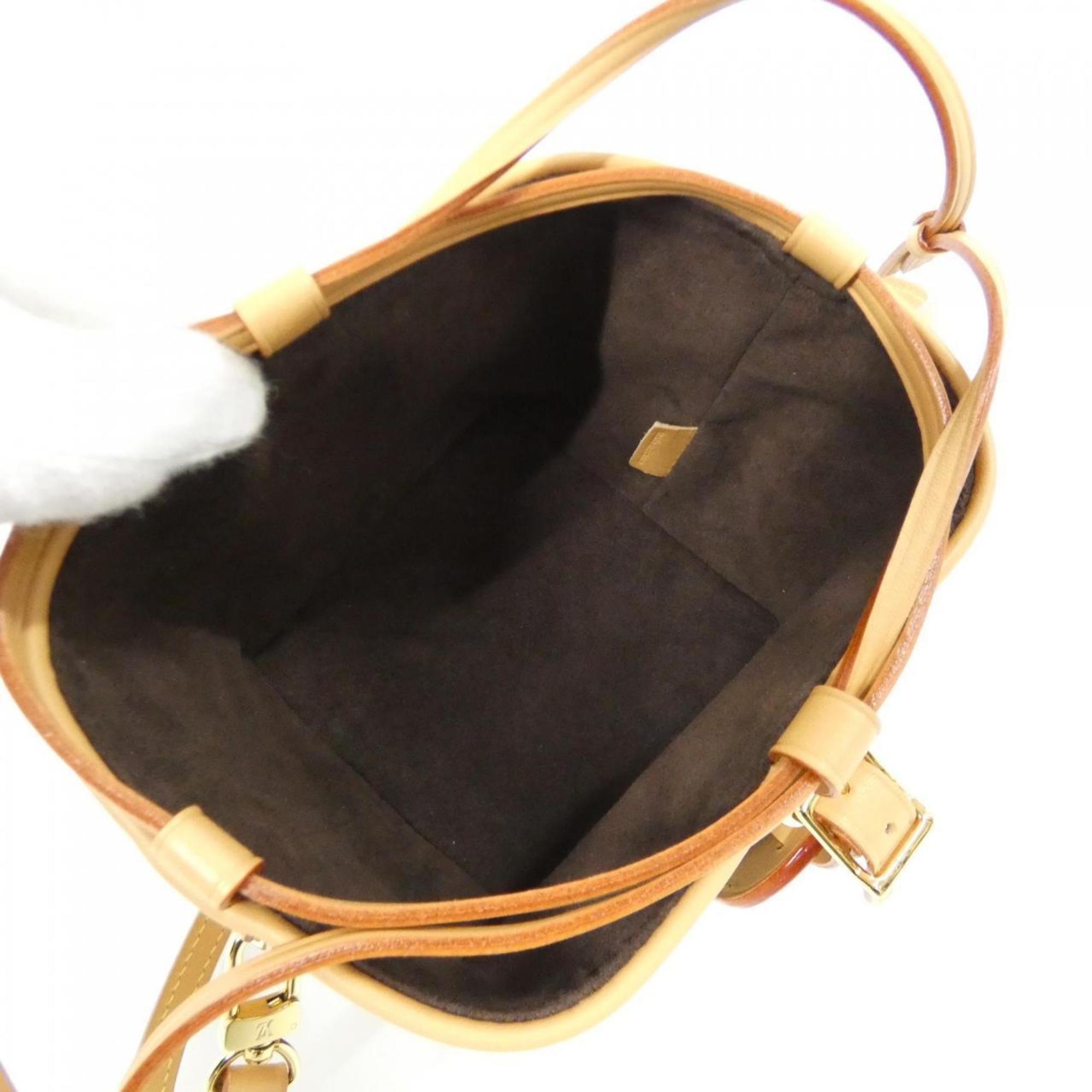 Louis Vuitton Marron Coated Canvas Shoulder Bag