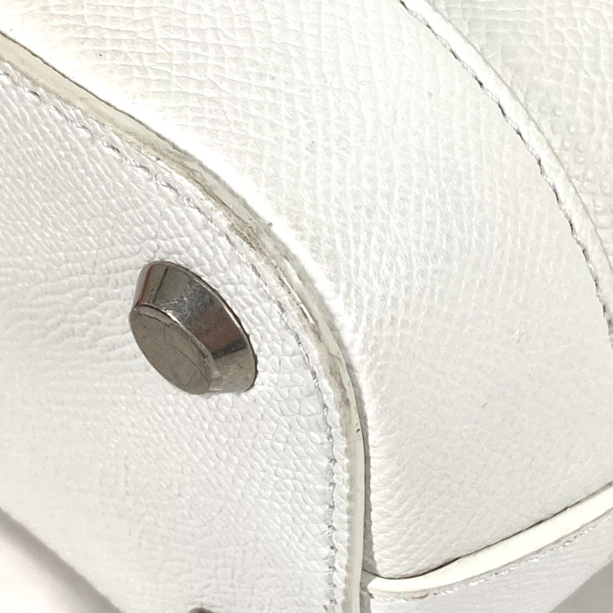 Balenciaga White Leather Shoulder