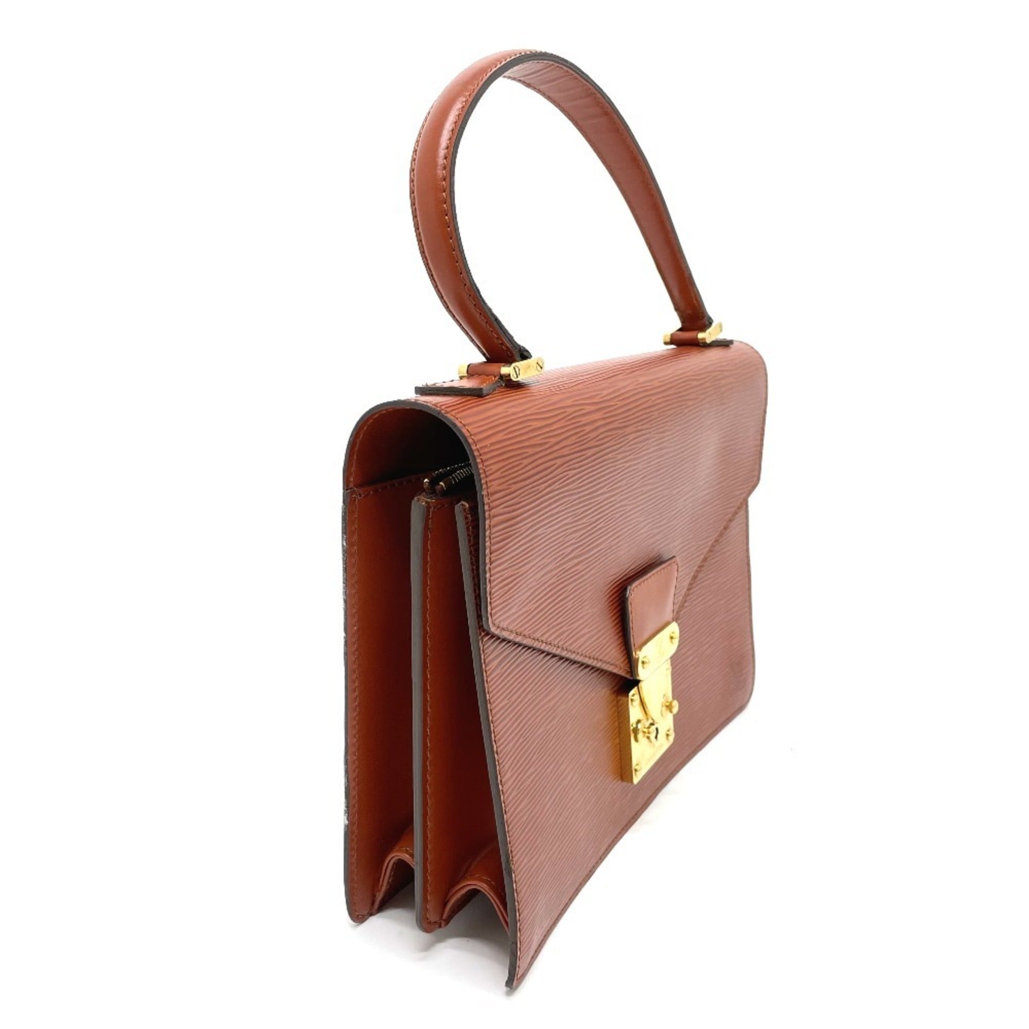 Louis Vuitton Brown Epi Leather Handbag