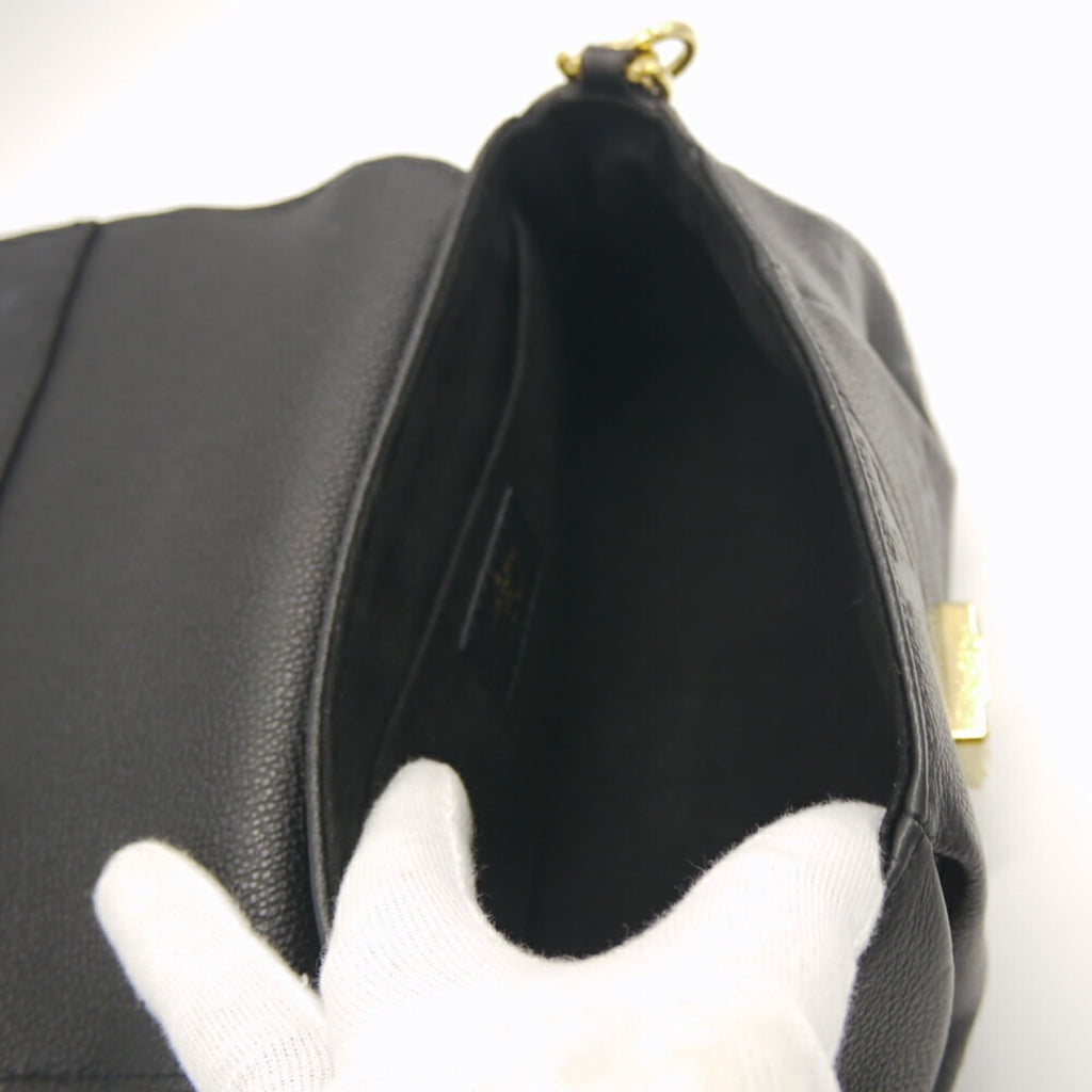 Louis Vuitton Black Monogram Empreinte Shoulder Bag