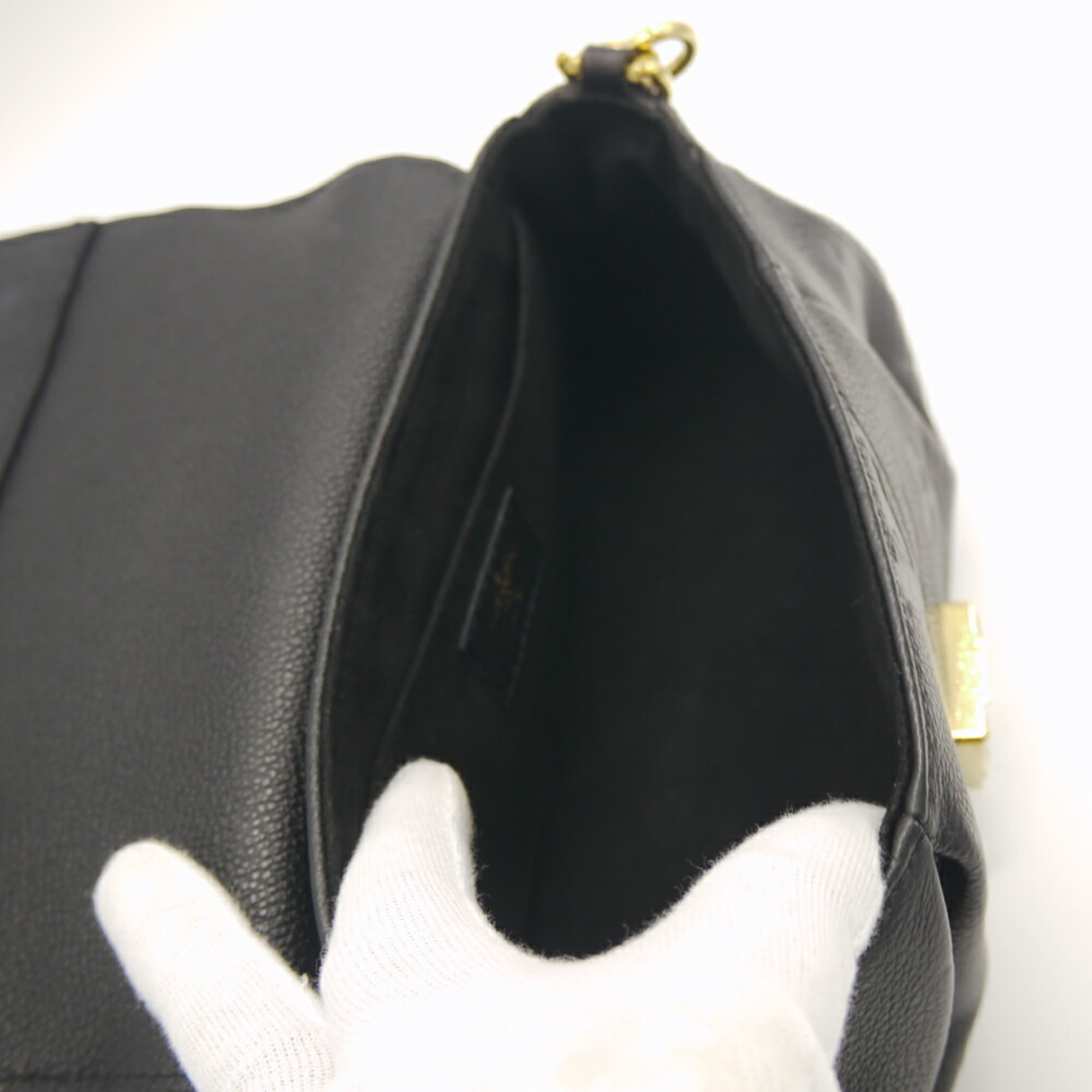 Louis Vuitton Black Monogram Empreinte Shoulder Bag