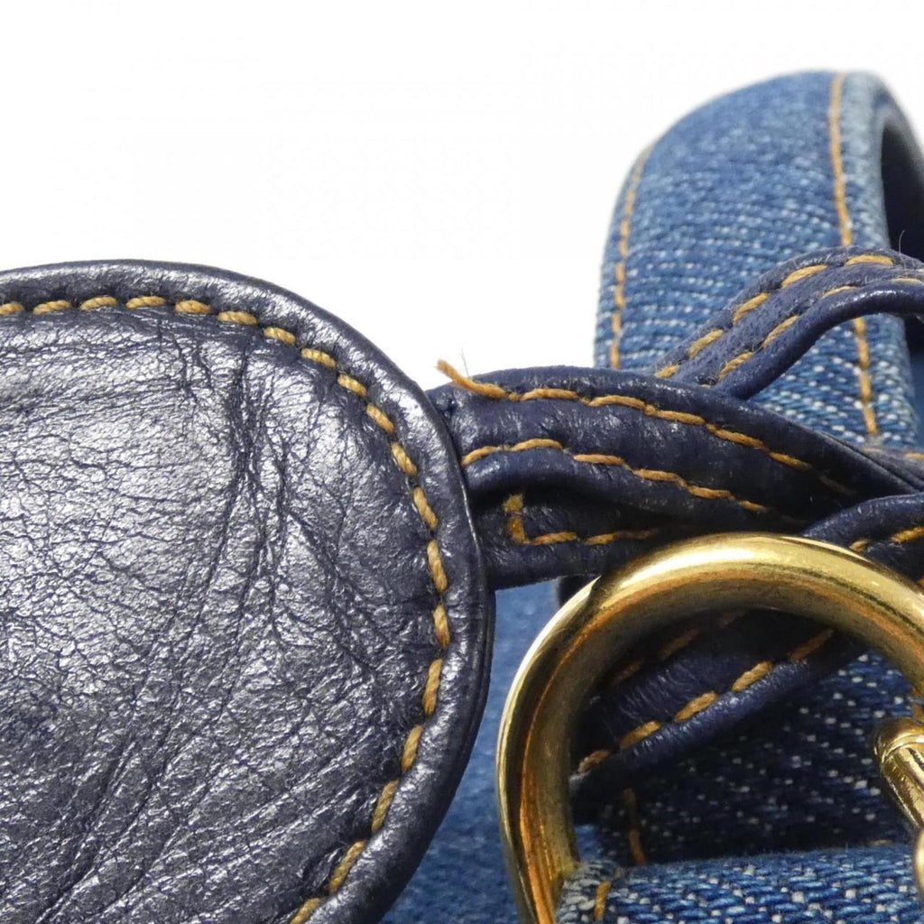 Chanel Blue Denim Handbag