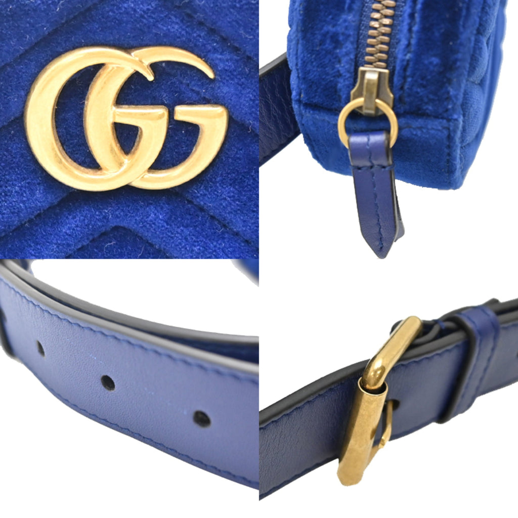 Gucci Blue Fanny Pack Pouch (Pre-Owned)